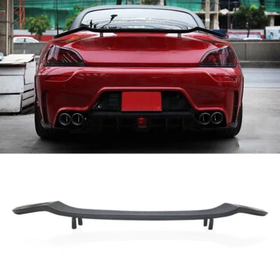 Universal 56.5" Rear Trunk Spoiler 3D Seagull Style Splitter Wing Matte Black Foto 1 de 4