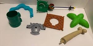 Super Mario Beach Fox Luigi Raccoon Knex set replacement parts pieces tree - Picture 1 of 12