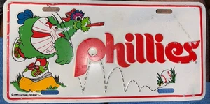 Philadelphia Phillies VINTAGE PHANATIC License Plate - Picture 1 of 1