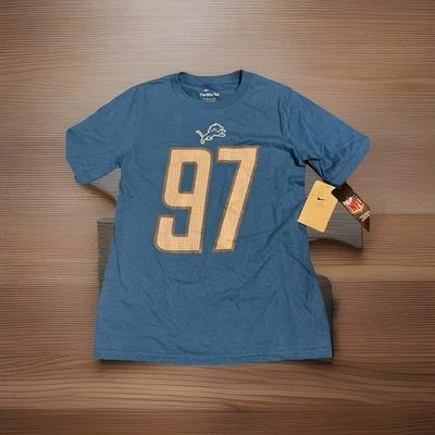 Nike Aidan Hutchinson Detroit Lions boys M 10/12  T-shirt - Image 1 of 3
