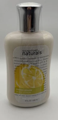 Loción Bath & Body Works Signature Naturals limón fresco 8 OZ Foto 1 de 4