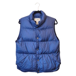 L.L. Bean Herren Marineblau Daunen Gefüllt Packbar Weste Größe Small - Bild 1 von 6