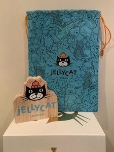 Jellycat London Blue Official Drawstring Dust Bag Authentic Medium 40CM x 28CM - Picture 1 of 1
