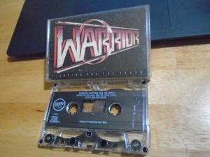 RARE OOP Warrior CASSETTE TAPE Fighting For the Earth METAL BLADE Rhino Bucket - Picture 1 of 2