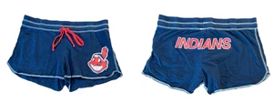Pantalones cortos de 2 caras para mujer talla L ~ Cleveland Indians Chief Wahoo ~ Sideline Apparel™ - Imagen 1 de 9