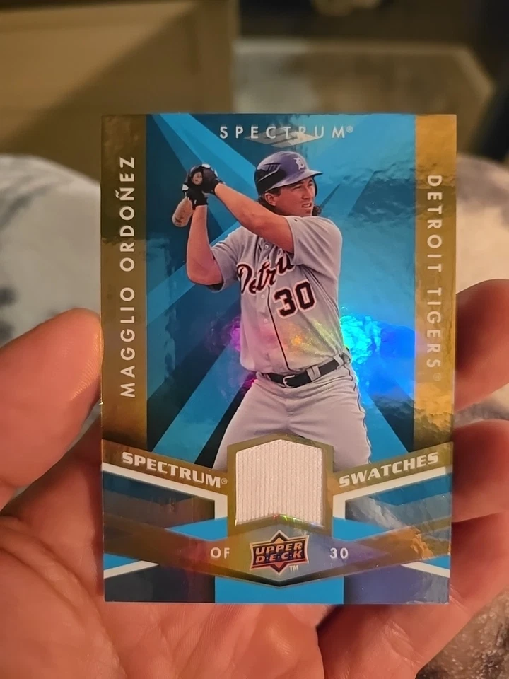 2009 Upper Deck Spectrum - Spectrum Swatches Magglio Ordonez #SS-OR (MEM) /99 - Image 1 of 3