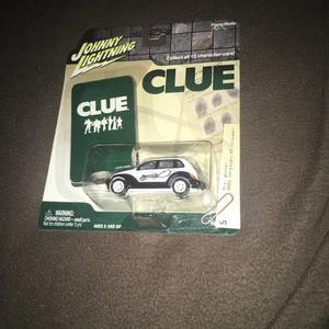 Rare Johnny Lightning Clue 2001 Chrysler PT Cruiser White Lightning Chase Black - Picture 1 of 7
