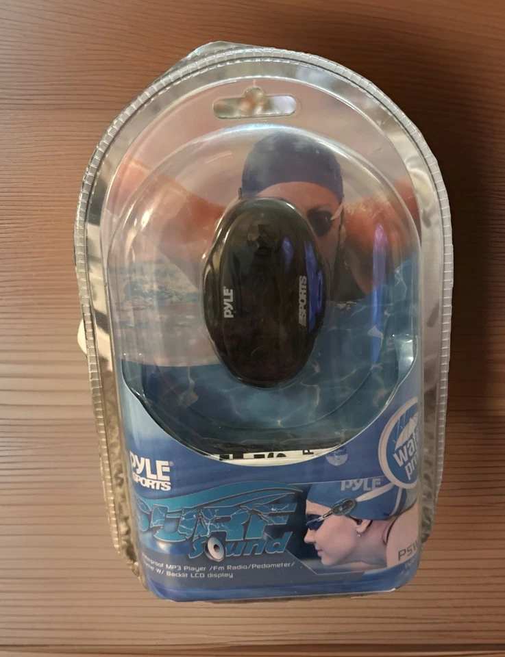 Pyle Sports Surf Sound 4GB Waterproof MP3 Player/FM Radio LCD Display Rare NOS - Image 1 of 3