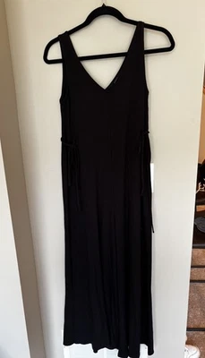 Комбинезон Alfani Intimates черный со струящимися ногами - размер маленький - Изображение 1 из 4