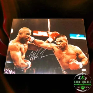 *IRON MIKE TYSON SIGNED AUTOGRAPHED 16X20 VS HOLYFIELD POSTER W/JSA CERT* #IRONM - Picture 1 of 1