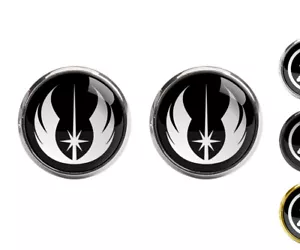 Star Wars Jedi Symbol Cufflink Novelty Shirt Cuff Link Wedding Party - Picture 1 of 9