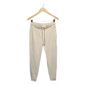 MATE The Label Organic Cotton Knit Jogger Sweatpants Cream SMALL - Bild 1 von 4
