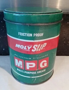 Moly Slip Multi-Purpose Grease Tin containing some grease. 1.1lb tin collectable - Picture 1 of 3