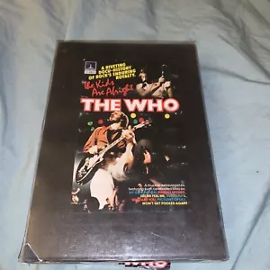 THE WHO * THE KIDS ARE ALRIGHT - BETA RARE - 1979 Jeff Stein THORN/EMI - Picture 1 of 3