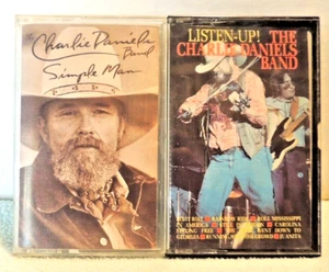 Charlie Daniels 2 Cassette lot; Liste Up ! & Simple Man - Picture 1 of 3