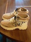 Mens Work Boots Size 9.5 - Light Brown - Nice Looking - No Box - Good Condition