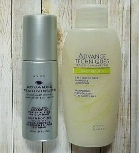Avon ADVANCE TECHNIQUES Professional Hair Care Shampoo & Conditioner Combo Set - Picture 1 of 12