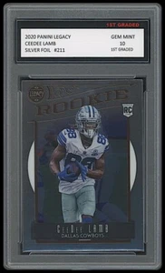 Ceedee Lamb 2020 Panini Chronicles Legacy Foil 10 tarjetas de novato vaqueros - Imagen 1 de 1