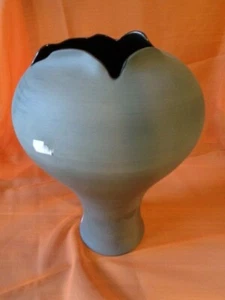 Vase Opening grau / schwarz 33 cm  von Rosenthal  - Bild 1 von 3