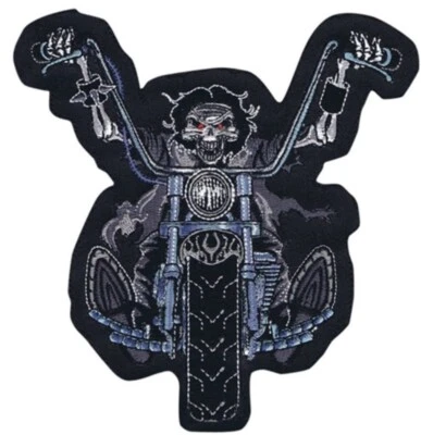 Novo REMENDO BORDADO AMEAÇA LETAL Death Hell Rider 12x11 LT30050 Vintage - Imagem 1 de 4