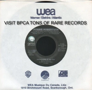 NUEVO 7" SIN JUGAR Canadian Robbie Robertson Showdown At Big Sky (Daniel Lanois) - Imagen 1 de 1