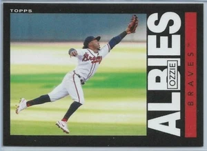 2021 Topps Throwback Thursday Ozzie Albies #90 1985 Topps Football Braves TBT - Bild 1 von 2