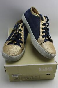 Michael Kors Malaga Size Women's Size 5 Nave and Gold 