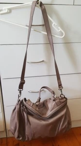 GIANNI CHIARINI Leather Large Beige Shoulder Hobo Bag Handbag Made In Italy B38 - Picture 1 of 5