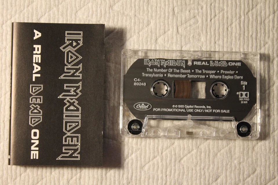 Iron Maiden - A Real Dead One US orig' promo cassette HEAVY metal 1993 TESTED - Image 1 of 1