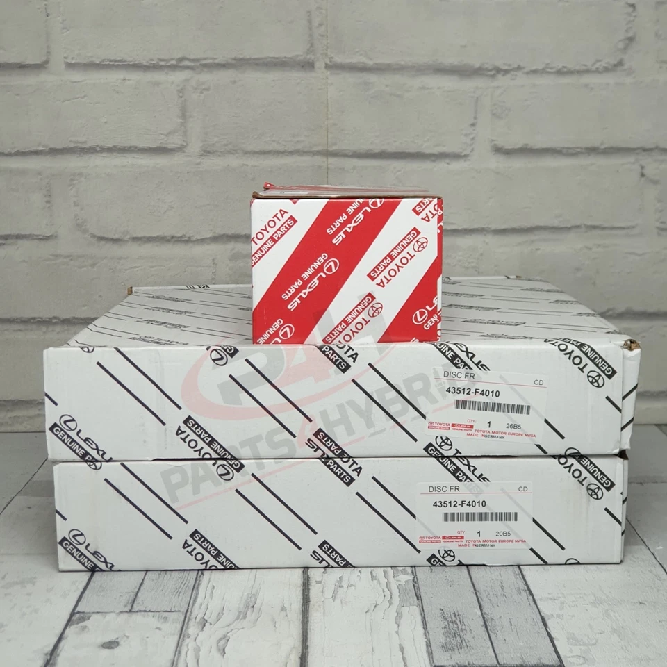 Genuine Toyota C-hr Front Brake Discs & Pads Oem Part 04465-F4010 & 43512-F4010 - Image 1 of 1