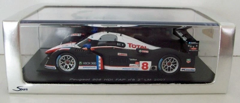 SPARK 1/43 - S1273 PEUGEOT 908 HDI-FAP #8 LM 2007 - Photo 1/1
