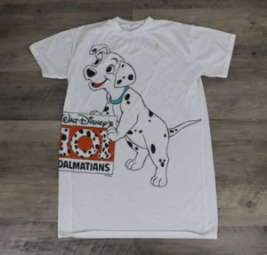 VINTAGE Disney Kids Youth Size Large 101 Dalmatians Pajama Sleep Shirt White - Picture 1 of 7