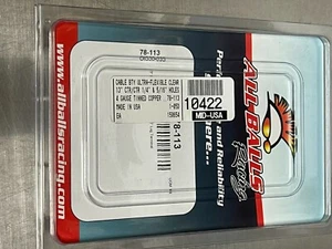 All Balls 78-113 Individual Battery Cables Black 13 inch 150654 mid-usa 10422 - Picture 1 of 2