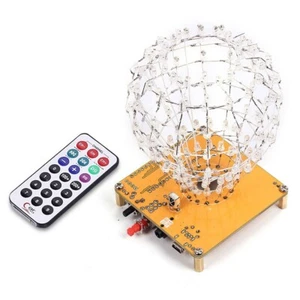 Kit LED sfera cubica fai da te 3 mm RGB luce LED cubo sfera cubica kit elettronico creativo - Foto 1 di 7