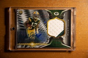 2014 Topps Platinum Davante Adams RC JSY AUTO PATCH SILVER REFRACTOR #06/50 - Bild 1 von 2