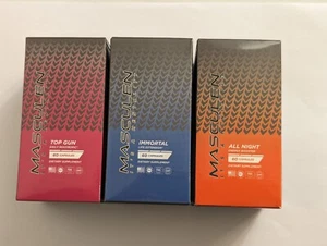 Masculen By Oscar De La Hoya - Reset Kit - Immortal, Topgun, and All Night 60ct - Picture 1 of 6