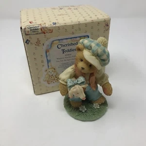 Cherished Teddies Tom Tom Piper's Son Figurine Collectable #624810 New in Box - Picture 1 of 4