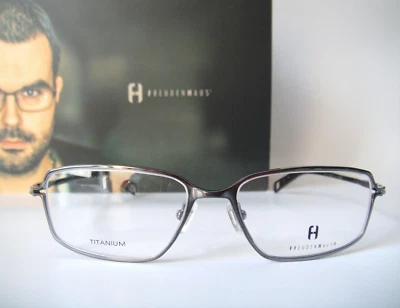 Armações de óculos masculinas Freudenhaus titânio 52-16 142 solo médio 1 arma Japão - Imagem 1 de 4