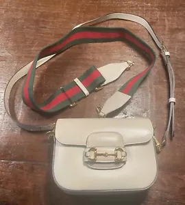 GUCCI HORSEBIT 1955 MINI-TASCHE Handtasche weiß, neuwertig - Bild 1 von 9