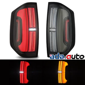 For 2014-2021 Toyota Tundra NOVA-Series Prismatic LED Black Tail Lights - Picture 1 of 10