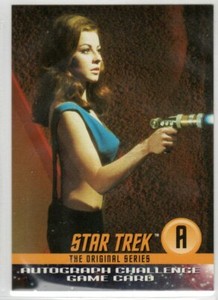 STAR TREK THE ORIGINAL SERIES SEASON 1 AUTOGRAPH CHALLENGE GAME INSERT CARD A