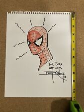 2013 Barry Kitson Hand Drawn Original Sketch Art Spider-Man Marvel MCU Avengers
