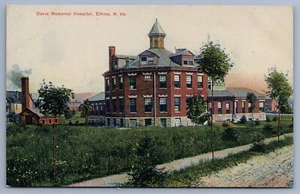 Tarjeta postal Davis Memorial Hospital Elkins WEST VIRGINIA WV D4 - Imagen 1 de 2