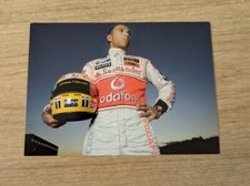 Lewis Hamilton British Grand Prix 2007 Abbey Santander Promotional Post Card
