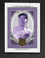 BOB FELLER 2009 SP LEGENDARY CUTS #109 SERIAL #133/550 CLEVELAND INDIANS
