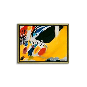 Stampa su Carta su tela o Quadro su tela o con Cornice Kandinsky Impression III - Picture 1 of 9