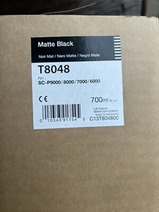 Epson T8048 MATTSCHWARZ TINTENPATRONE SC-P9000/8000/7000 Ablauf 2019 - Bild 1 von 1