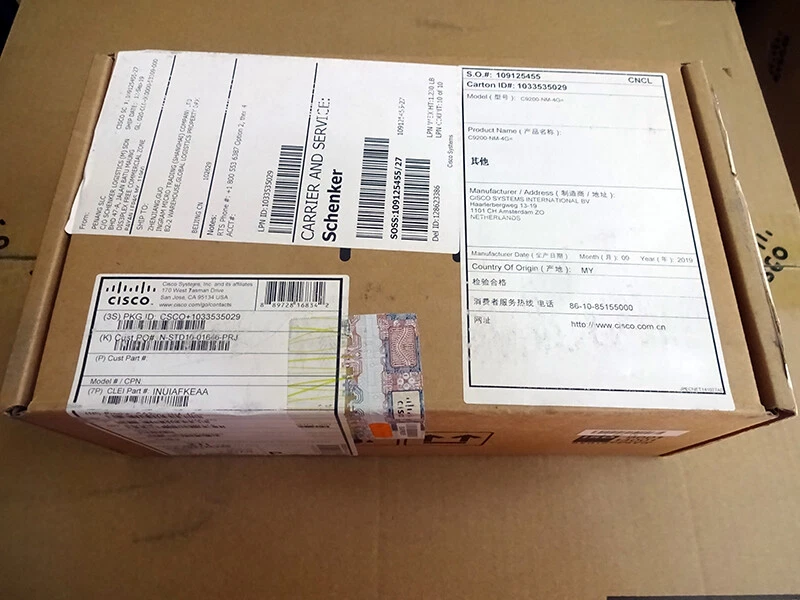 C9200-NM-4G NEW Cisco Catalyst 9200 4 x 1GE Network Module New Sealed BIG - Image 1 of 4