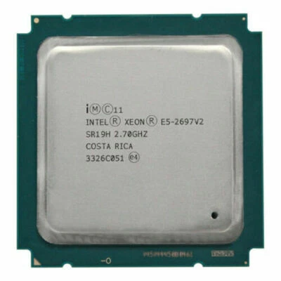 Intel Xeon E5-2697 V2 CPU 12-Core 2.7GHz 30M SR19H 120W LGA-2011 Processor - Image 1 of 2