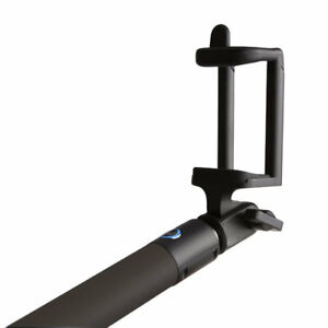 Bluetooth Selfie For Sony Xperia 5 II Telescope Stick Holder Trigger Black